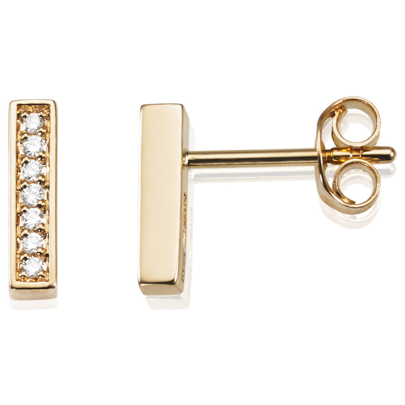 Thin Stars Earring Gold