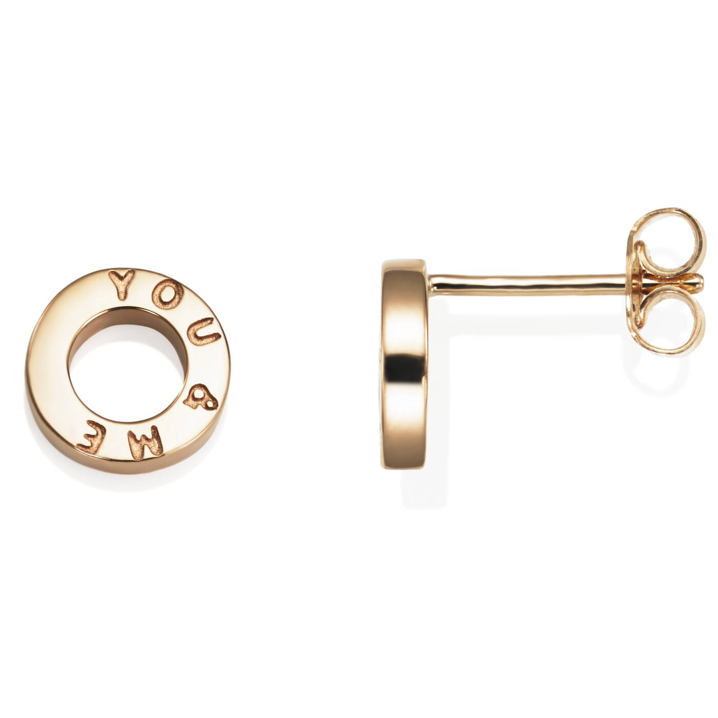 Mini Me You & Me Earring Gold