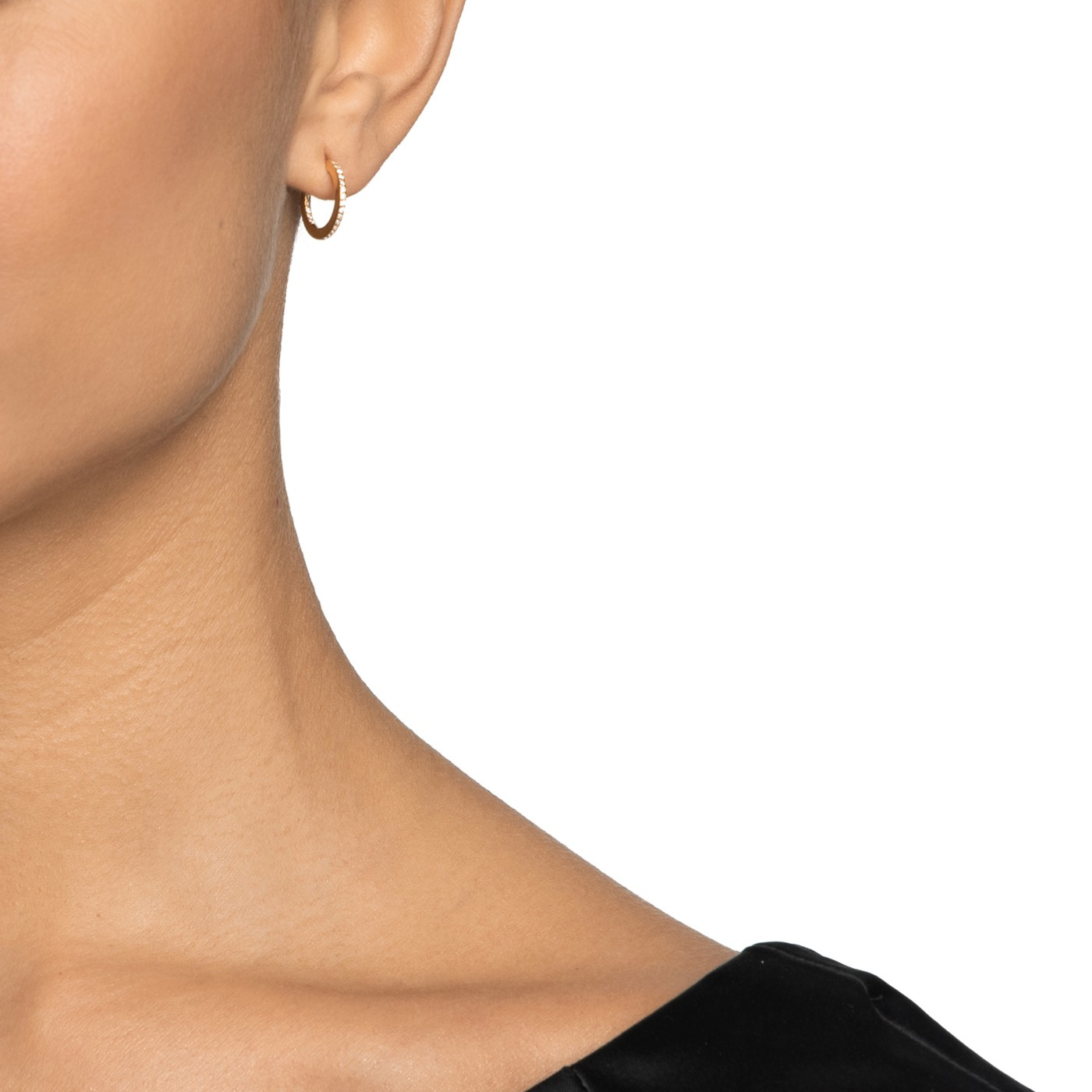 Stars Hoops Earring Gold