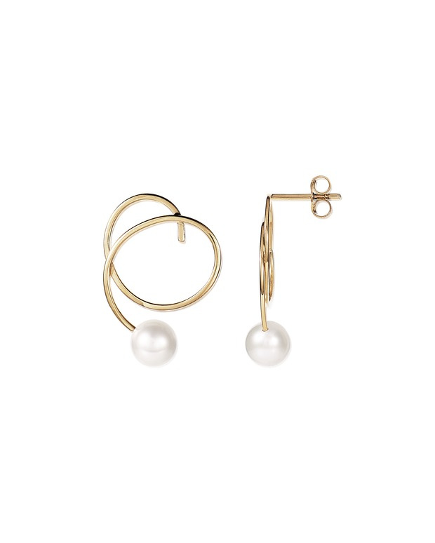 Little Curly PEarring Goldly Earring Gold