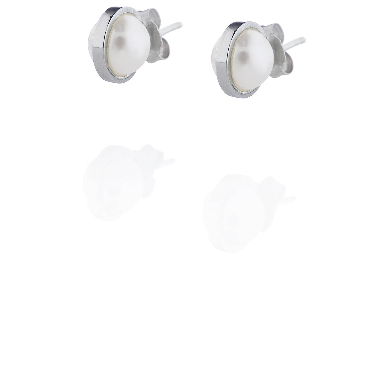 Day Pearl Earring White gold