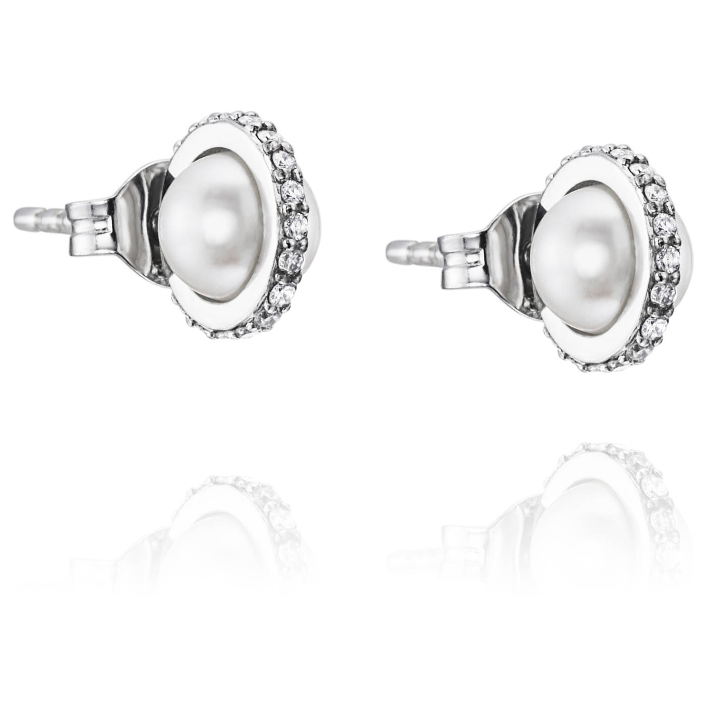 Little Day Pearl & Stars Earring White gold