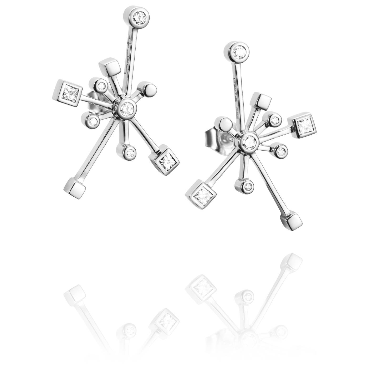 Little Kaboom & Stars Earring White gold