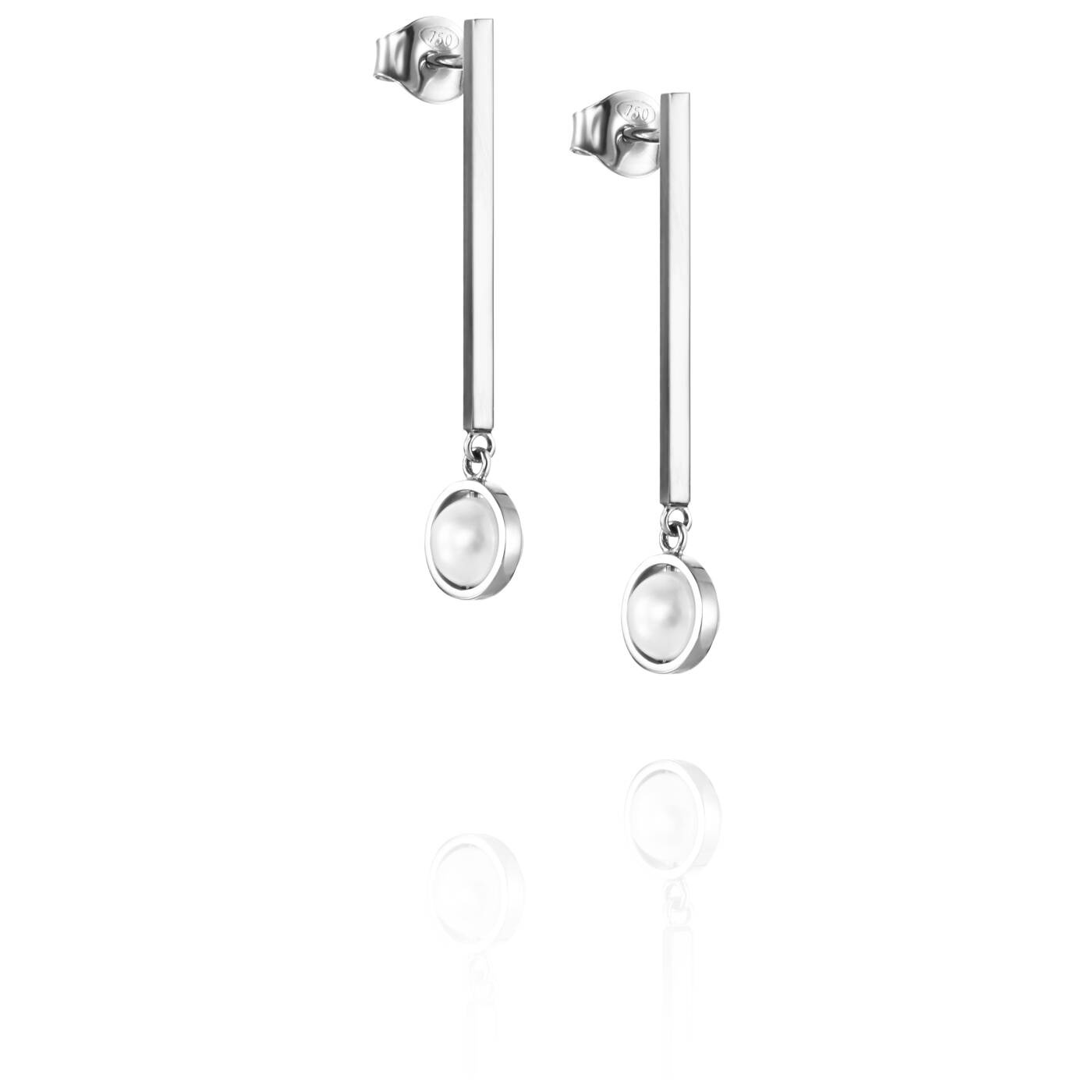 Little Day Pearl Earring White gold