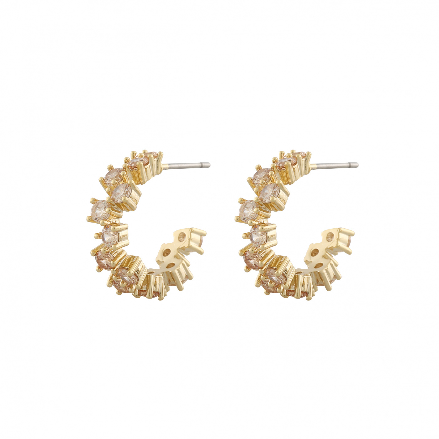 Nuit oval Earring Gold