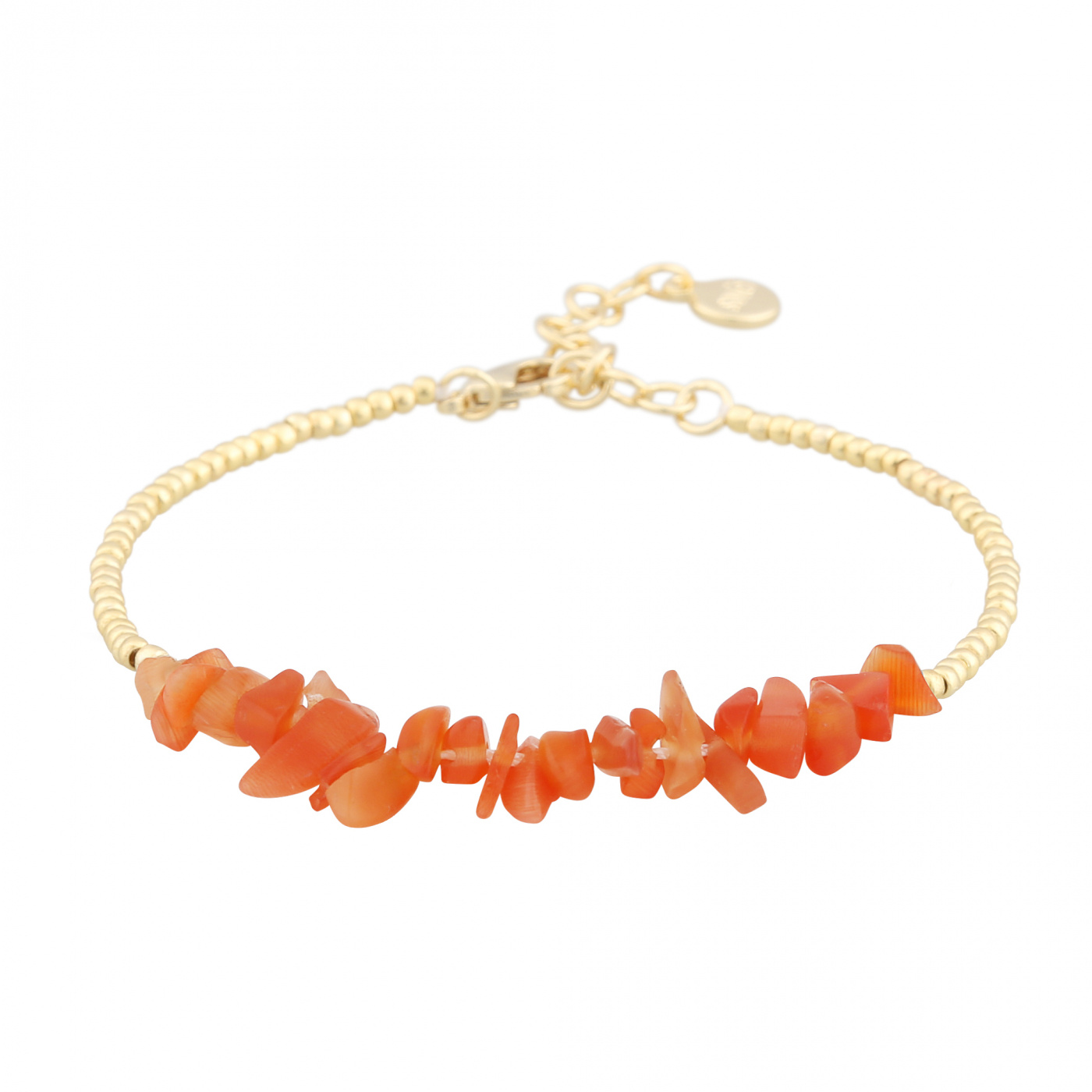 Capri brace gold orange