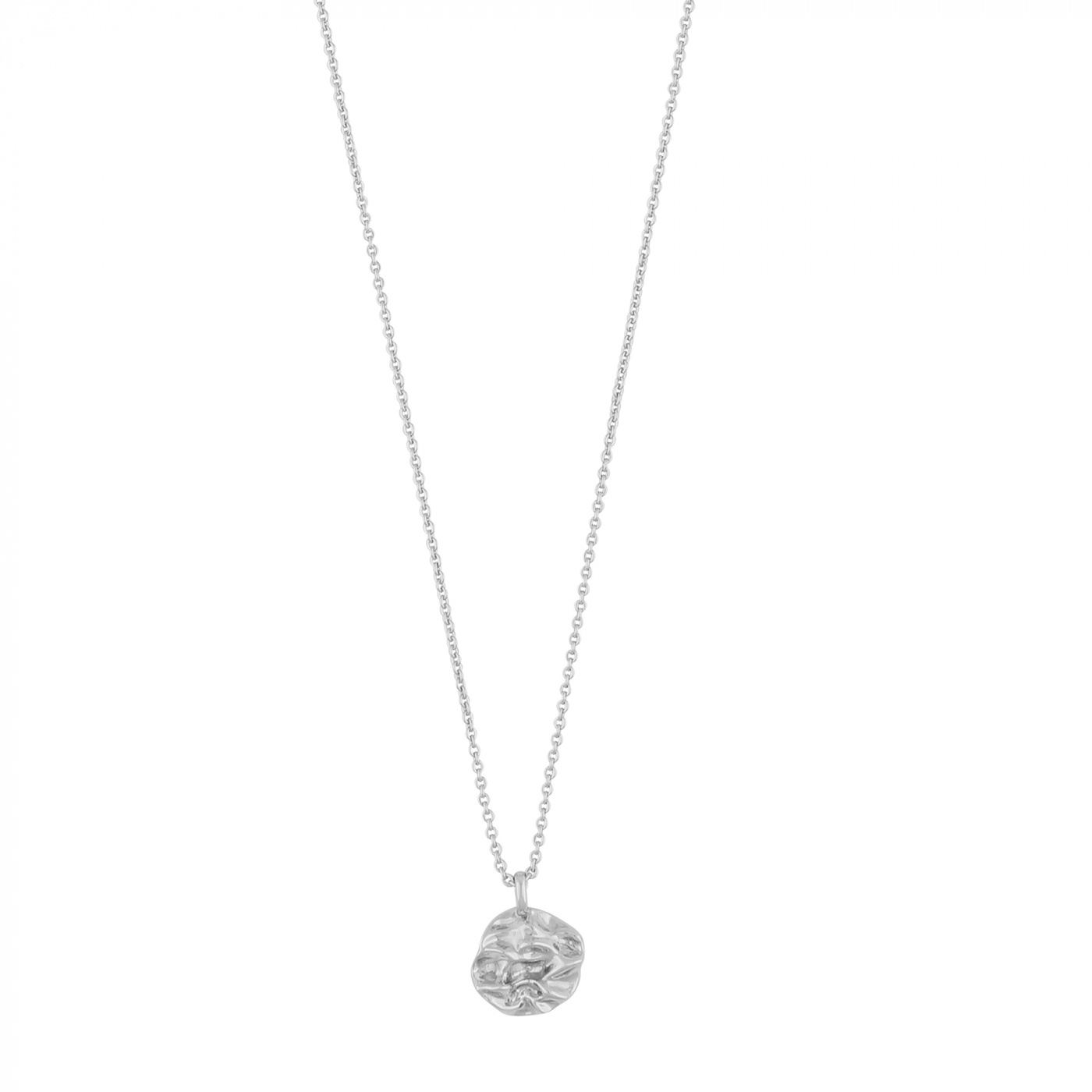Oz pendant neck 45 plain Silver-45 cm
