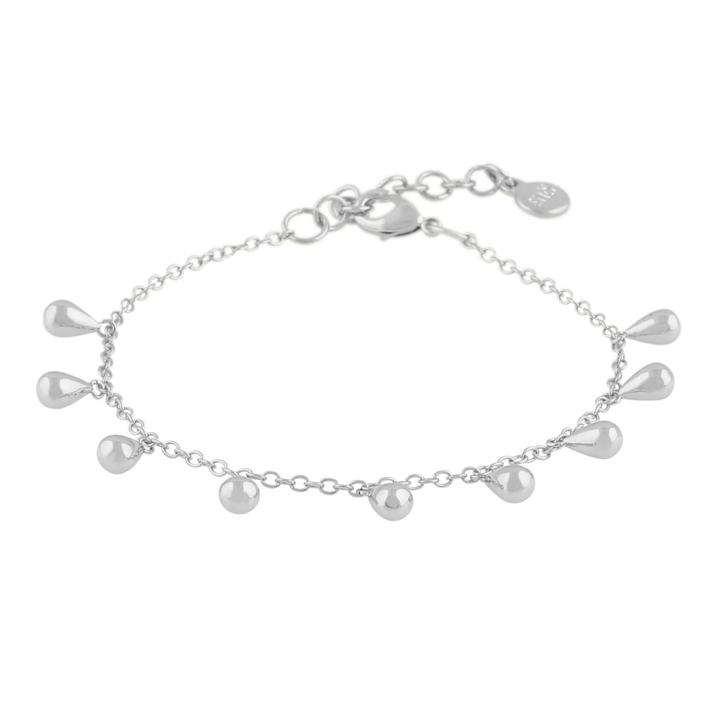 Gina charm brace Silver
