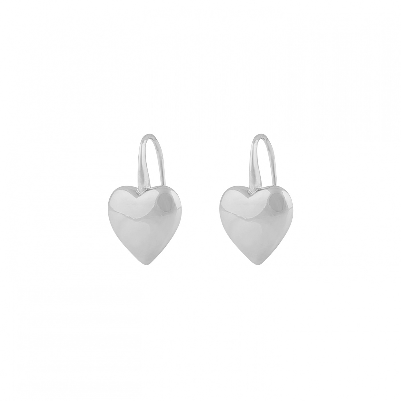 Brooklyn heart short ear Silver