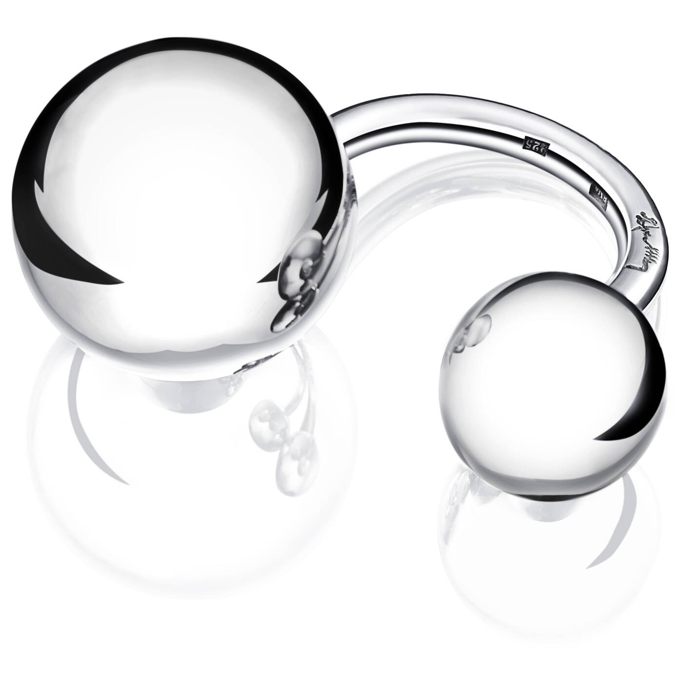 Balls Ring Silver