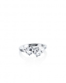The Mountain & I Ring Silver Crystal Quartz  The Mountain & I Ring Silver Crystal Quartz