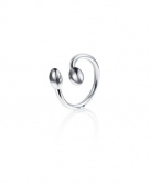 Love Bead Twin Ring Silver Love Bead Twin Ring Silver