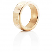 From Here To Eternity Stamped Ring Gold