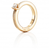 Heart To Heart 0.50 ct Diamonds Ring Gold