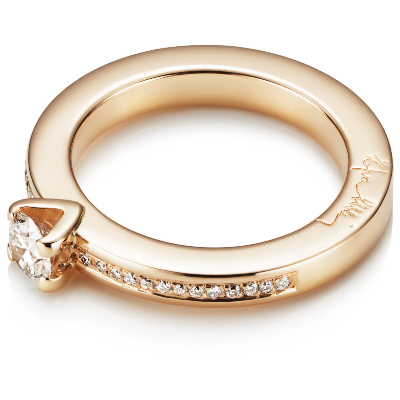 Heart To Heart 0.50 ct Diamonds Ring Gold