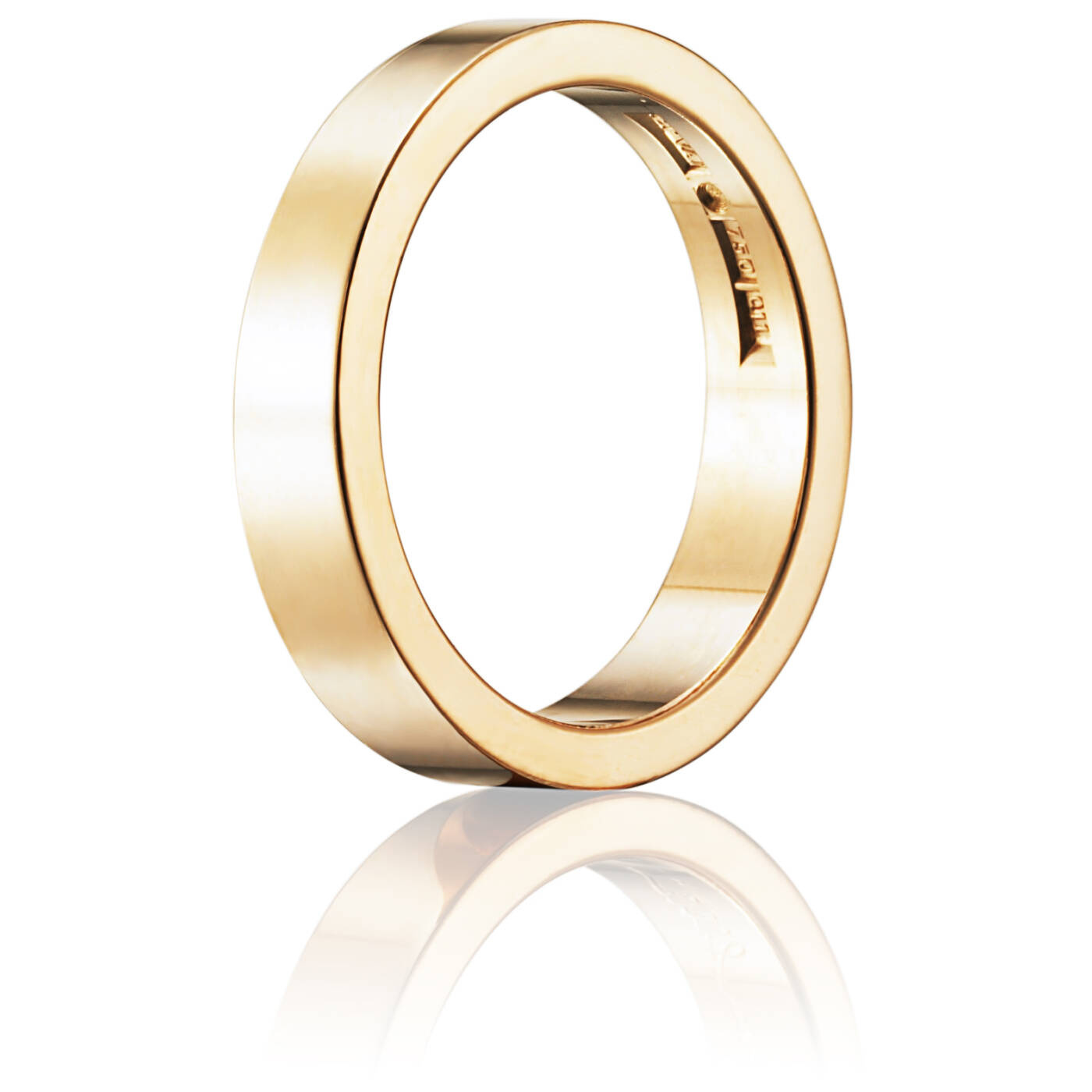 Irreyellowar Slim Ring Gold