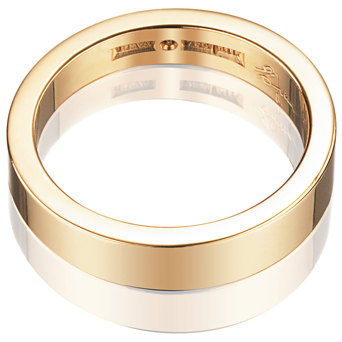 Irreyellowar Slim Ring Gold