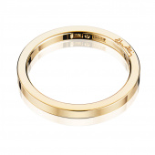 Plain & Signature Thin Ring Gold