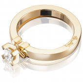 Dolce White Princess 0.30 ct Diamonds Ring Gold