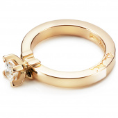 Dolce White Princess 0.40 ct Diamonds Ring Gold