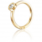 The Wedding Thin 0.30 ct Diamonds Ring Gold