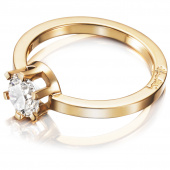 Crown Wedding 1.0 ct Diamonds Ring Gold
