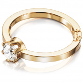 Crown Wedding 0.50 ct Diamonds Ring Gold