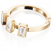 Baguette Wedding 0.60 ct Diamonds Ring Gold