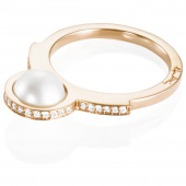 Day Pearl & Stars Ring Gold