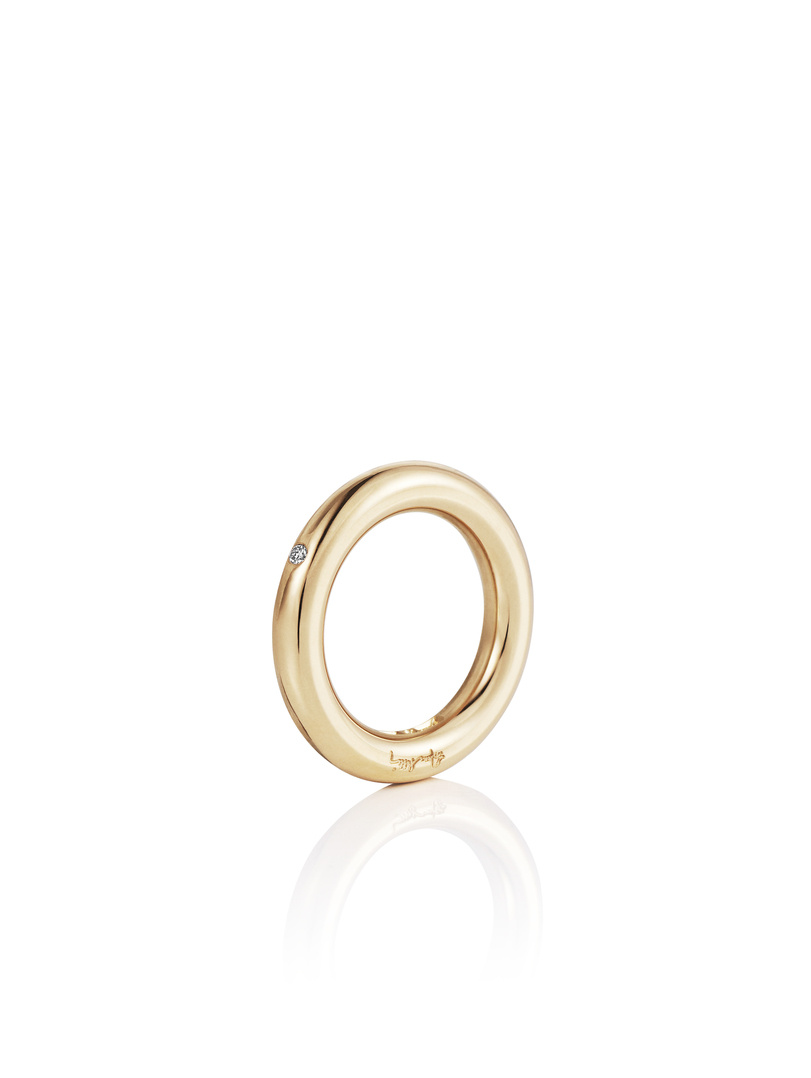 One Love & Stars Ring Gold