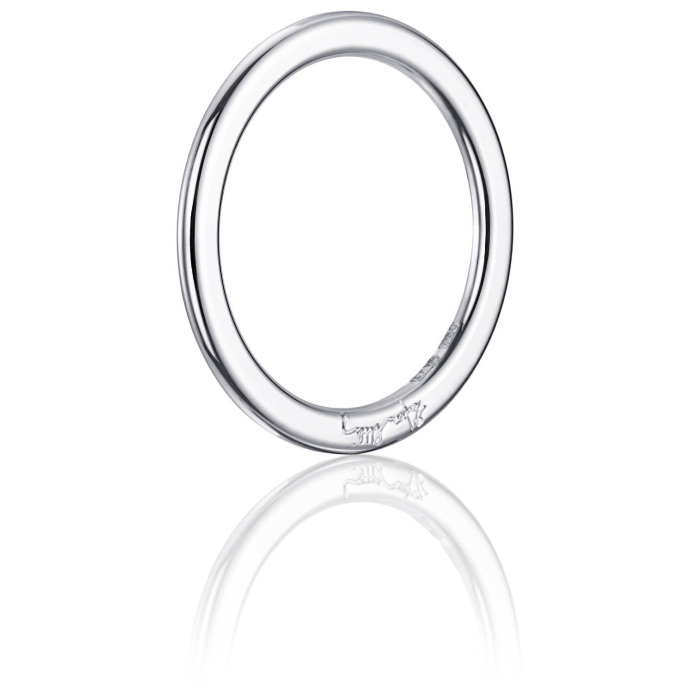 Love Bead Band Ring White gold