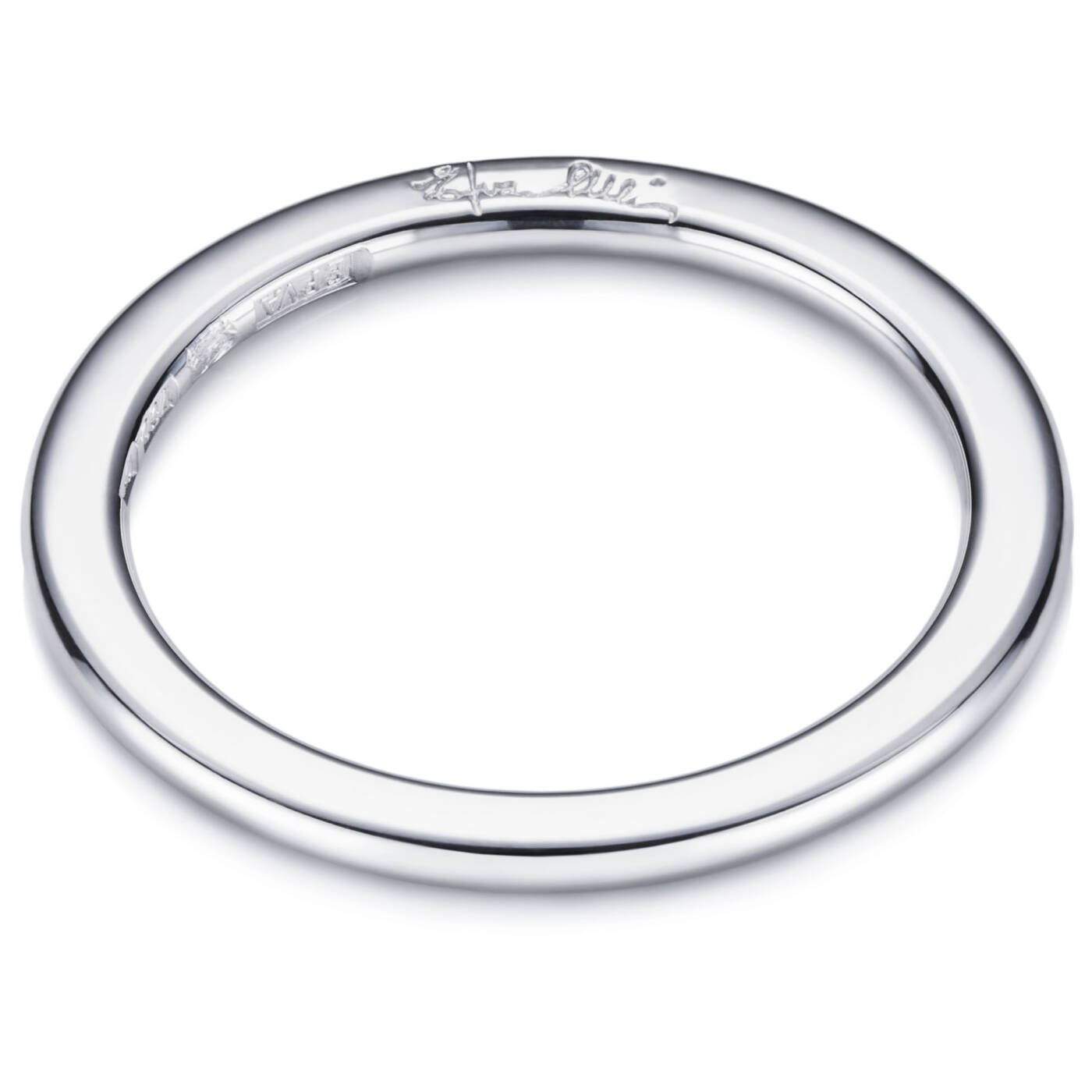 Love Bead Band Ring White gold