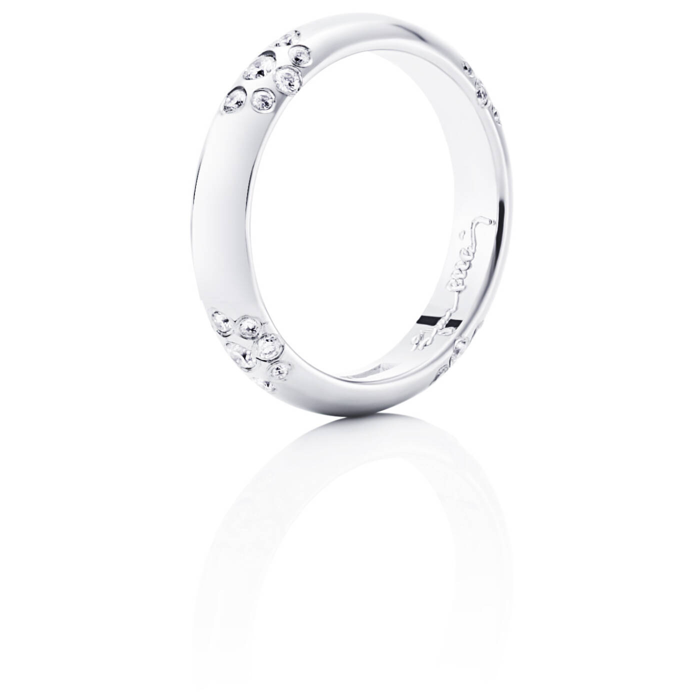 Sweet Hearts Ring White gold