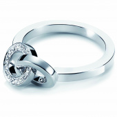 You & Me Ring White gold