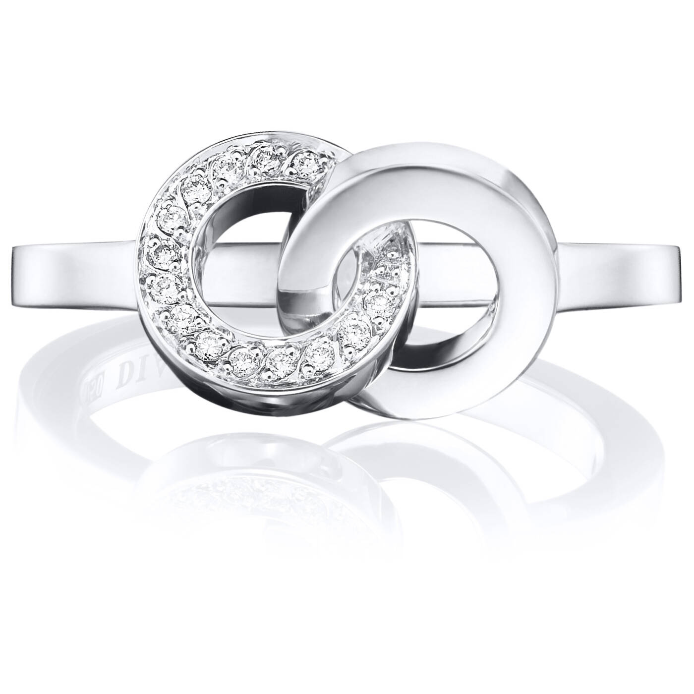 You & Me Ring White gold