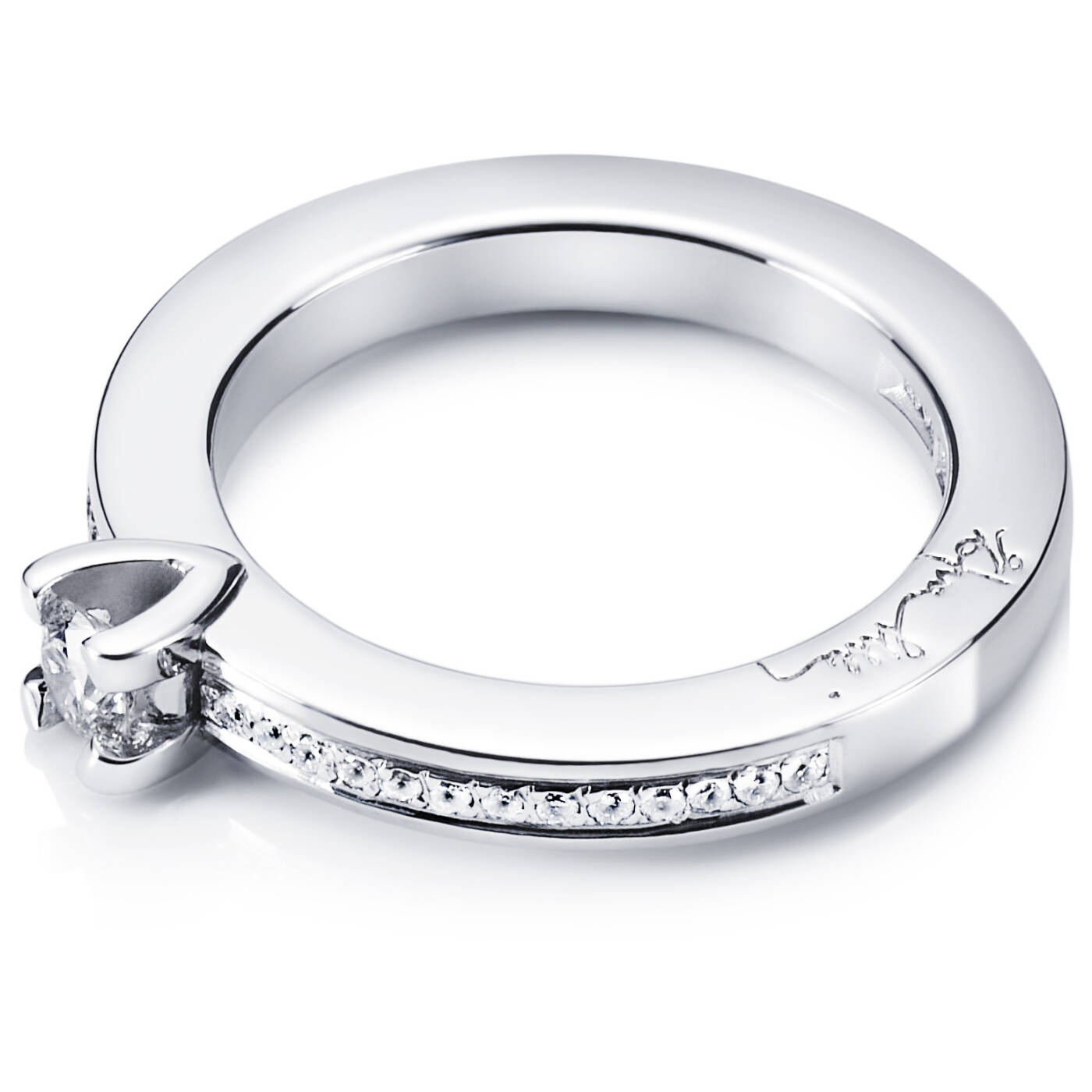 Heart To Heart 0.19 ct Diamonds Ring White gold