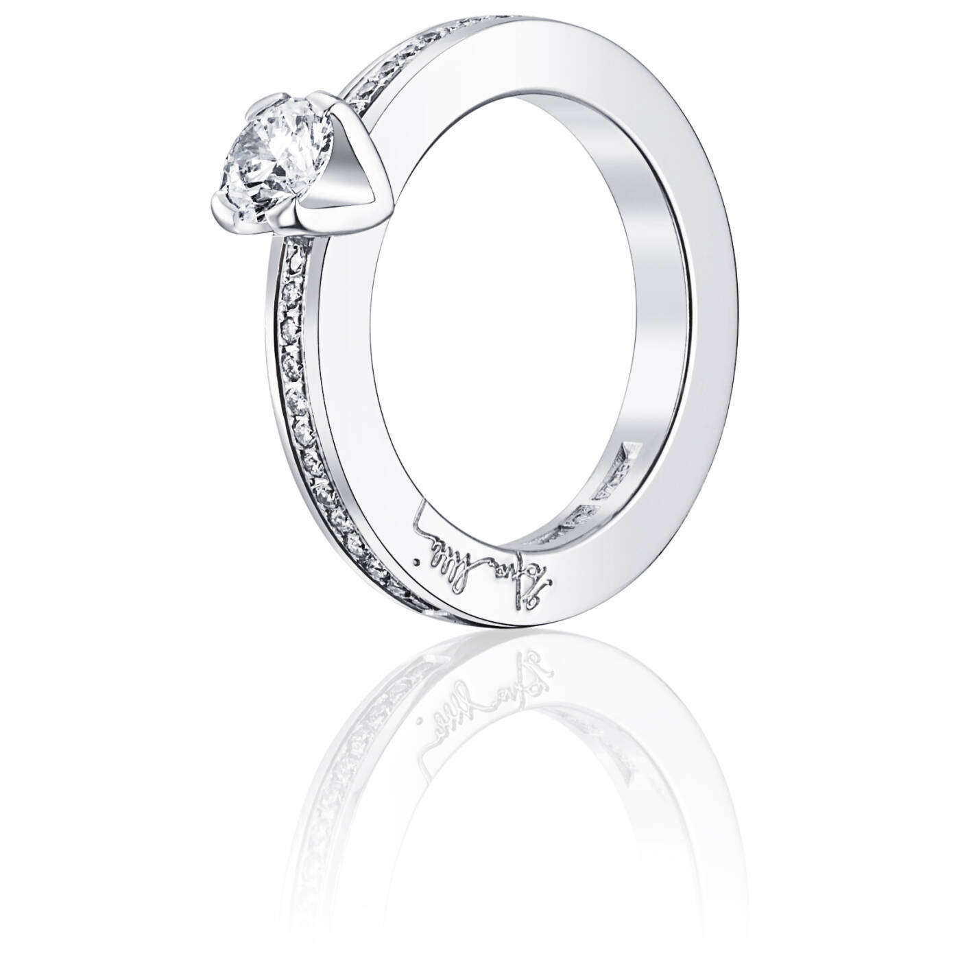 Heart To Heart 0.50 ct Diamonds Ring White gold