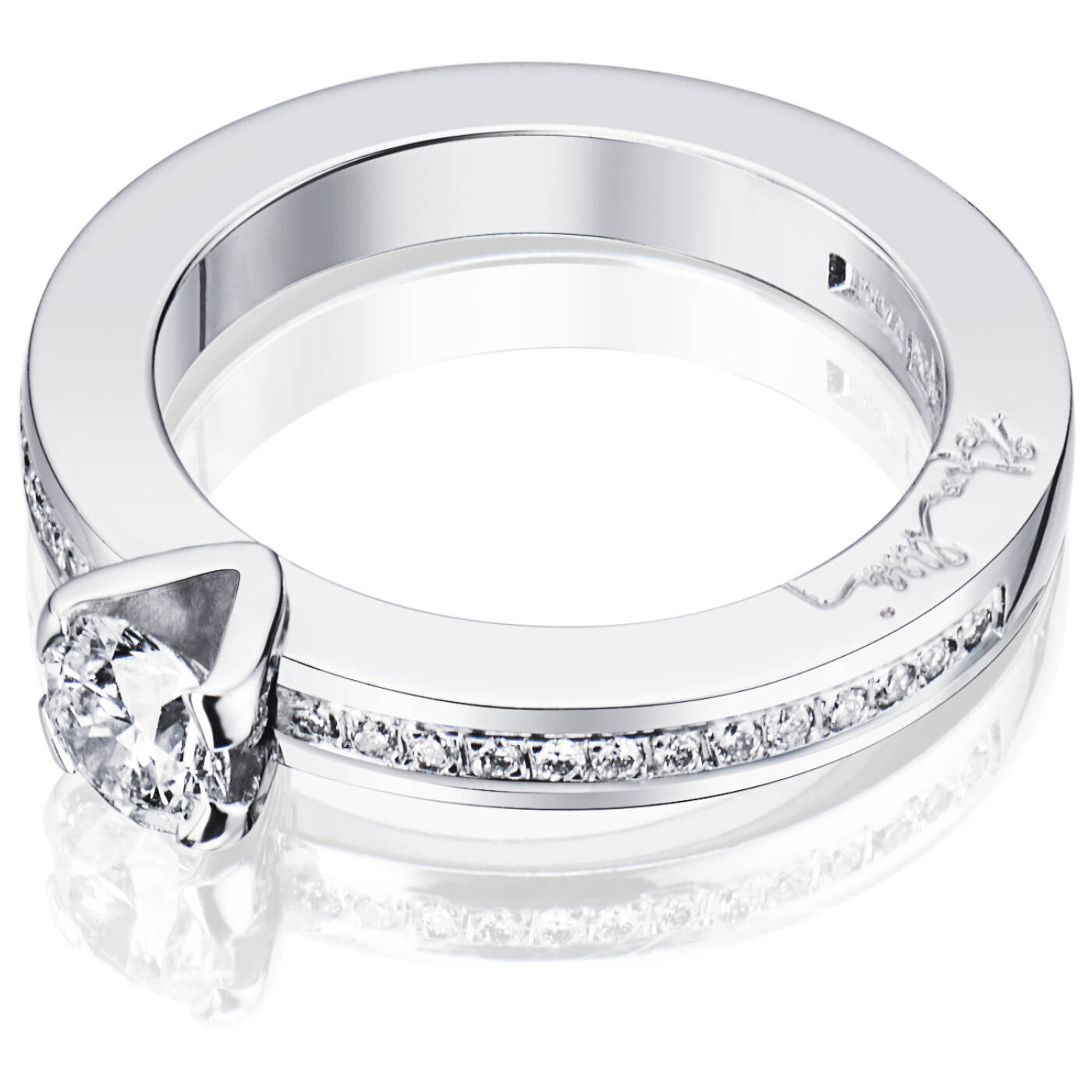 Heart To Heart 0.50 ct Diamonds Ring White gold