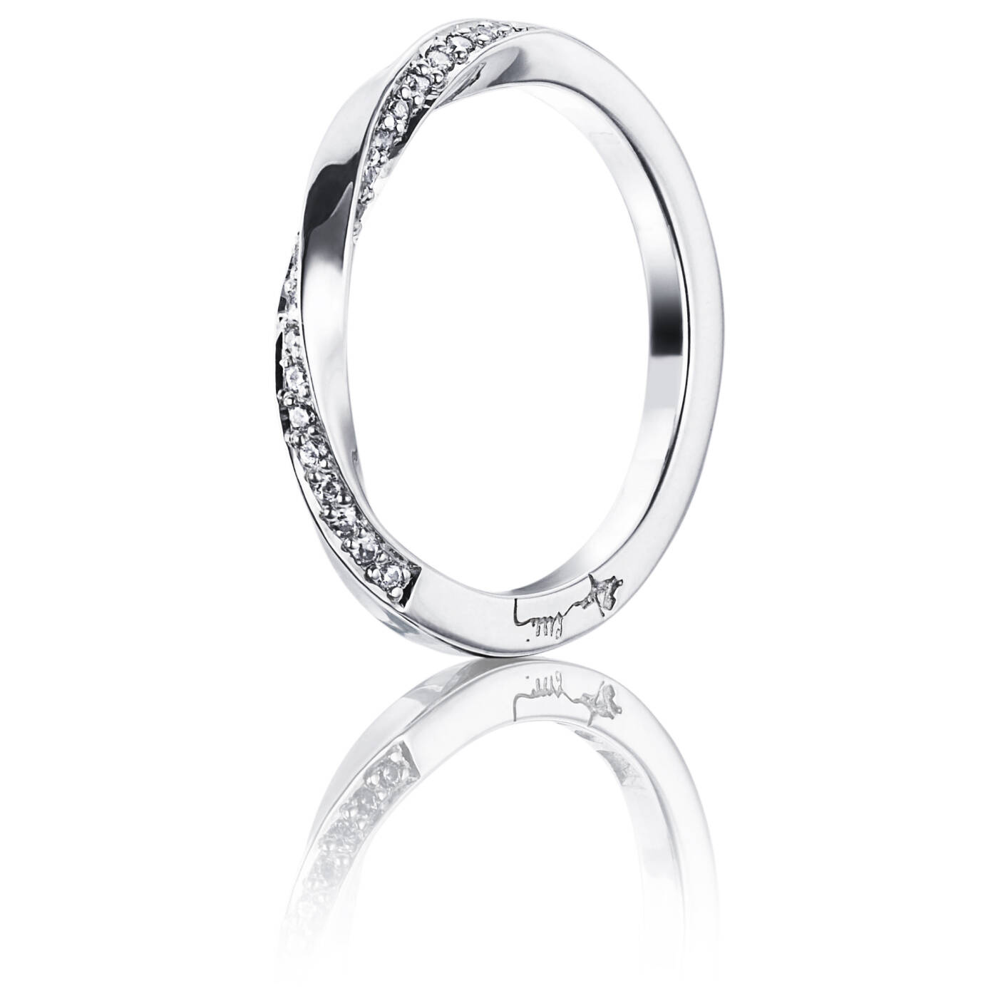 Viking & Stars Ring White gold