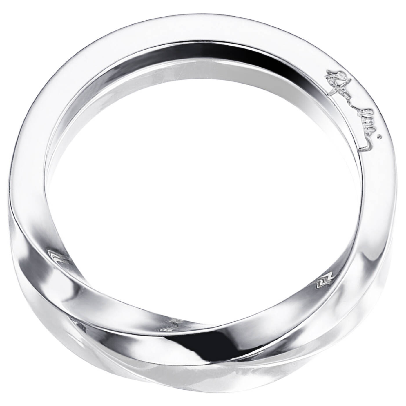 Viking Plain Ring White gold