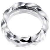 Viking Wide Ring White gold