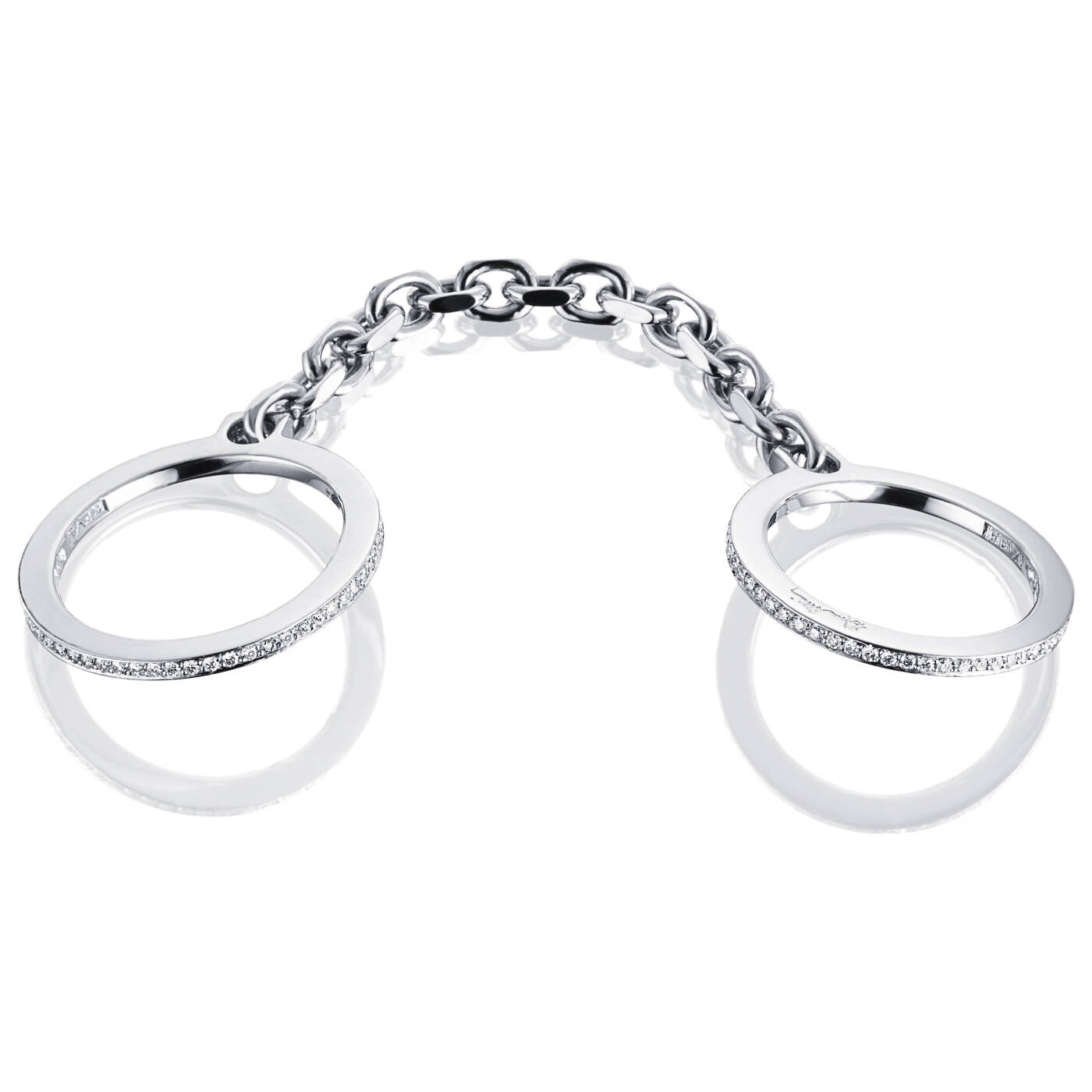 Passion Cuffs & Stars Ring White gold