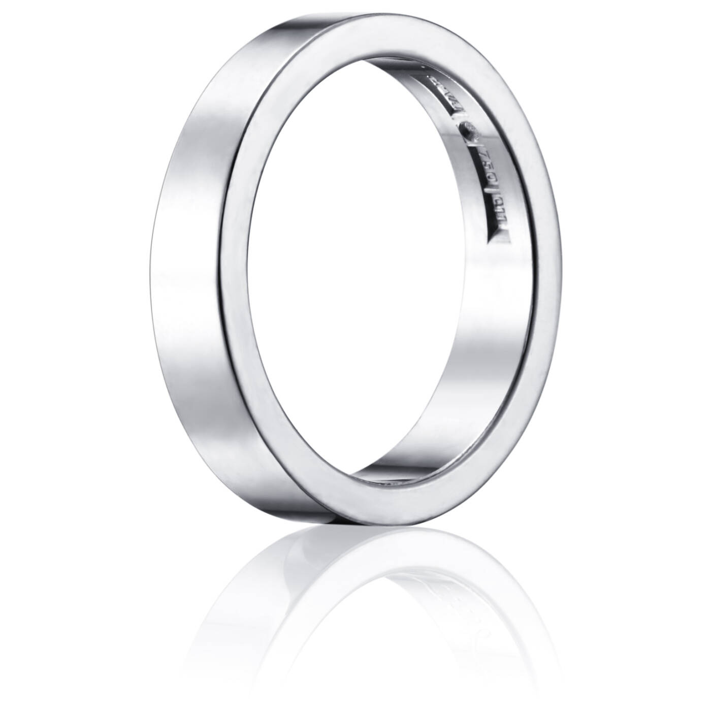 Irreyellowar Slim Ring White gold