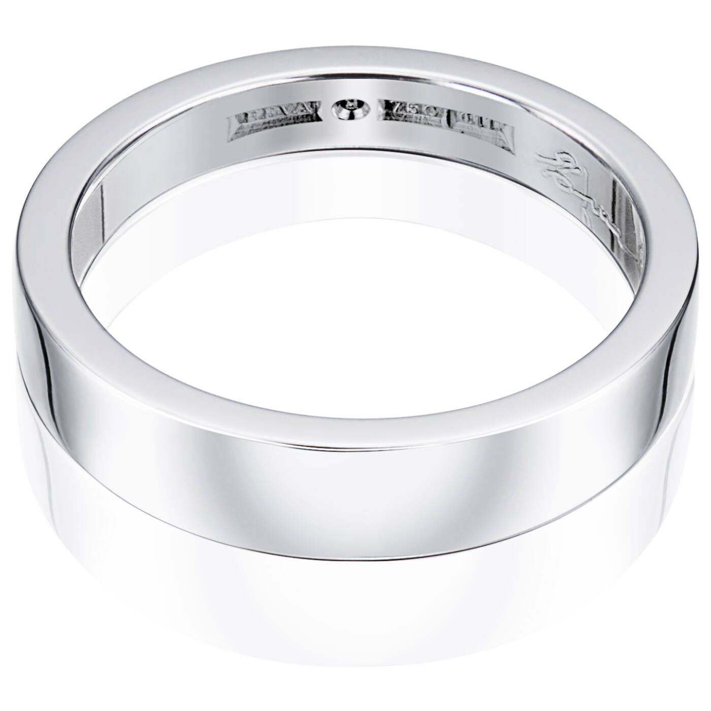 Irreyellowar Slim Ring White gold