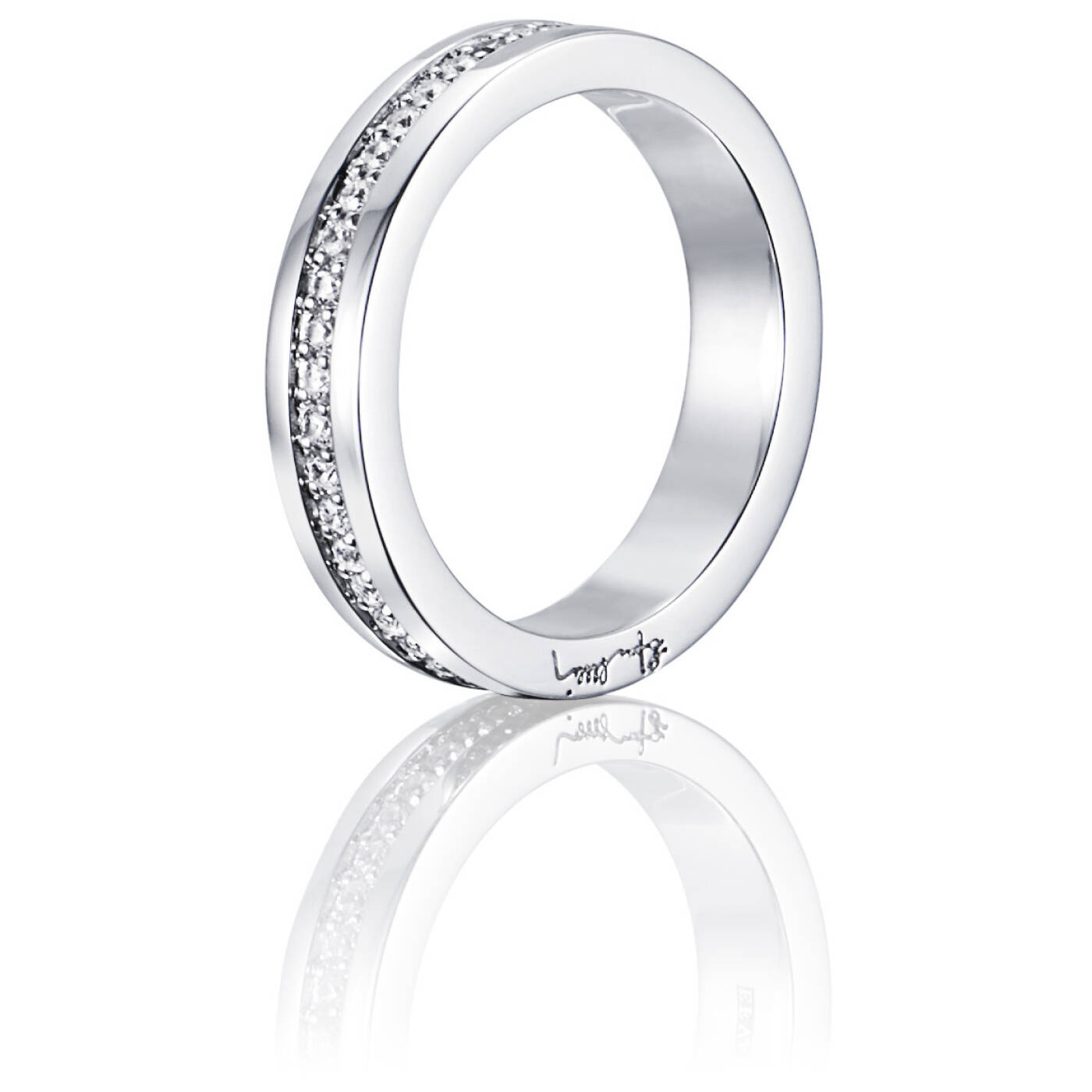 4½ & Stars Ring White gold