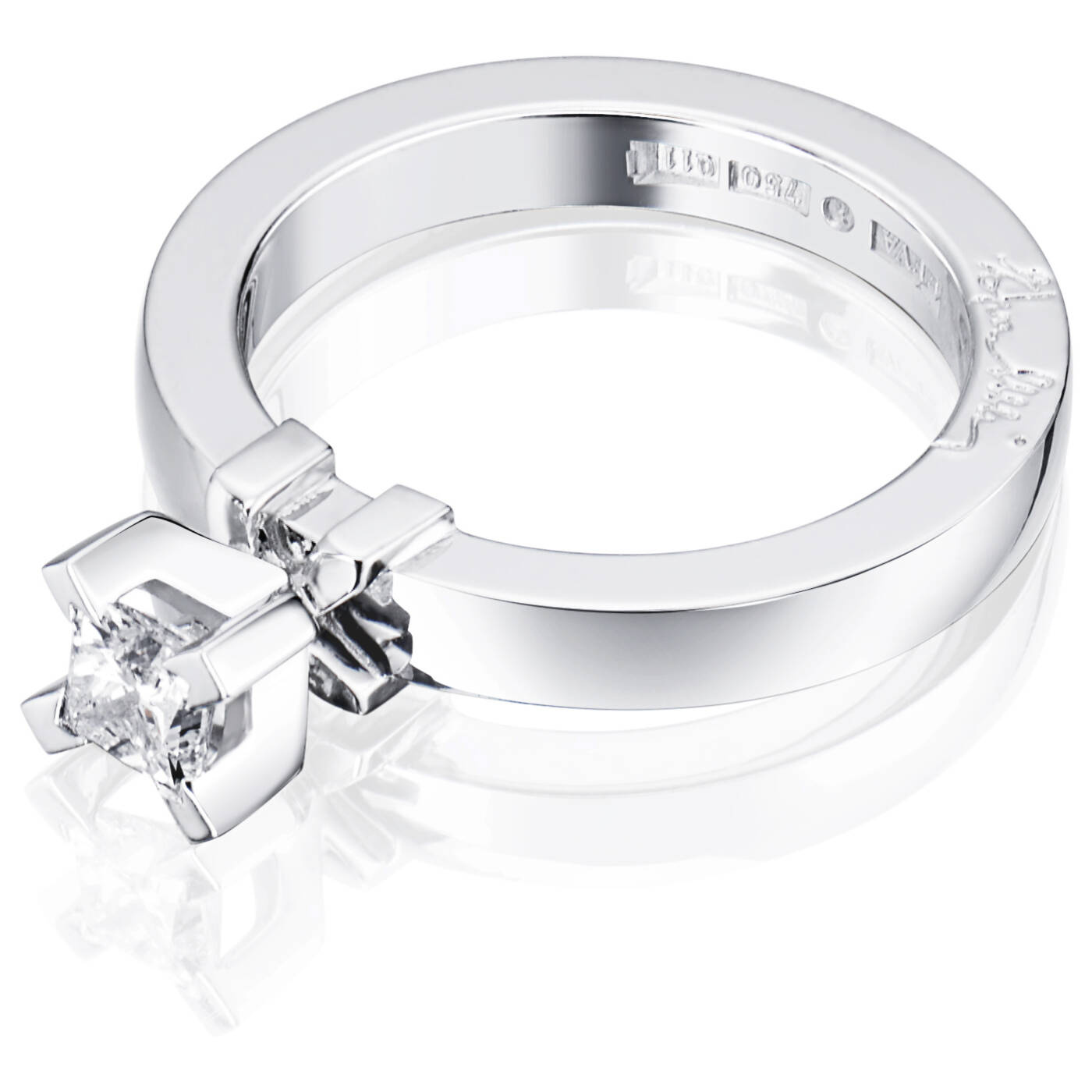 Dolce White Princess 0.40 ct Diamonds Ring White gold