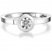 The Wedding Thin 0.40 ct Diamonds Ring White gold