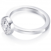 Wedding & Stars 0.40 ct Diamonds Ring White gold