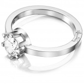 Crown Wedding 1.0 ct Diamonds Ring White gold