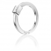 Deco Wedding Ring White gold